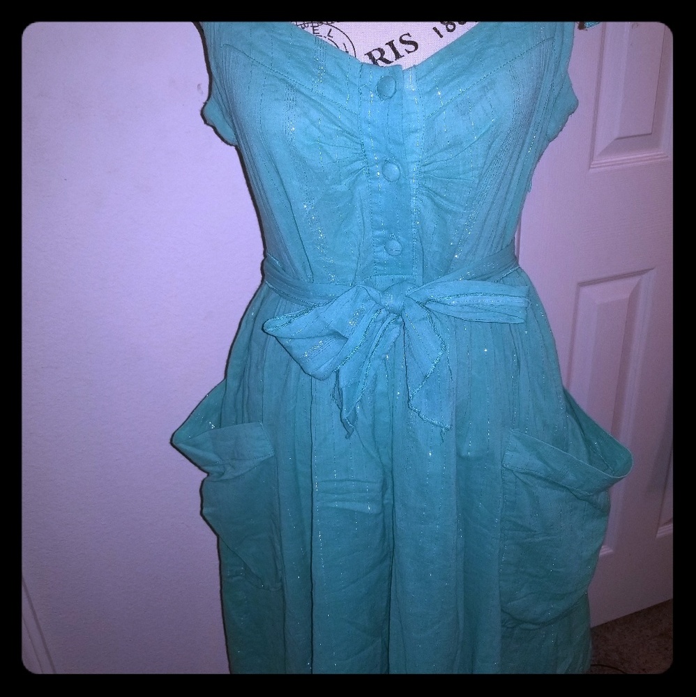 Teal Dress